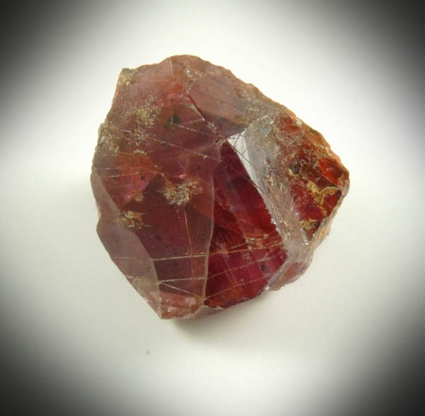 Corundum var. Ruby from Central Highland Belt, near Ratnapura, Sabaragamuwa Province, Sri Lanka