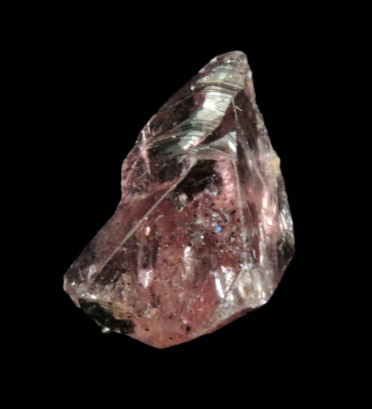 Corundum var. Pink Sapphire (gem-grade) from Central Highland Belt, near Ratnapura, Sabaragamuwa Province, Sri Lanka