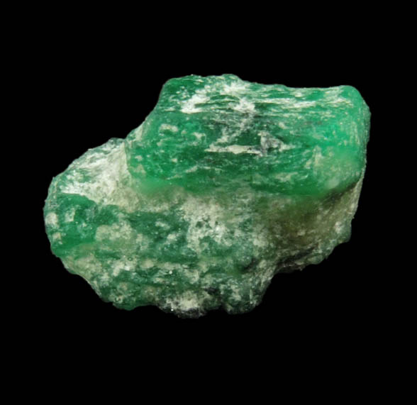 Beryl var. Emerald from Herat-Panjsher Fault, southeastern slope of the Panjshir River, Buzmal-Khenj area, Panjshir Province, Afghanistan