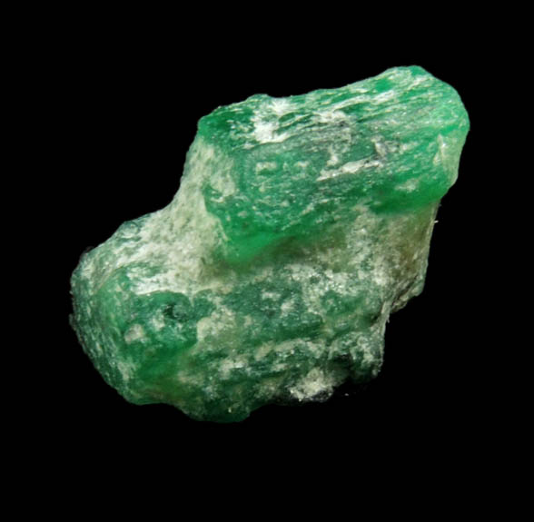 Beryl var. Emerald from Herat-Panjsher Fault, southeastern slope of the Panjshir River, Buzmal-Khenj area, Panjshir Province, Afghanistan