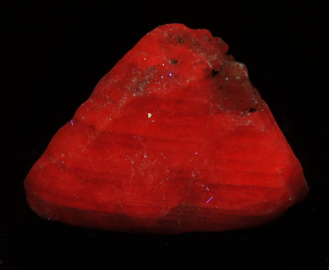 Corundum var. Ruby from Mogok District, 115 km NNE of Mandalay, Mandalay Division, Myanmar (Burma)