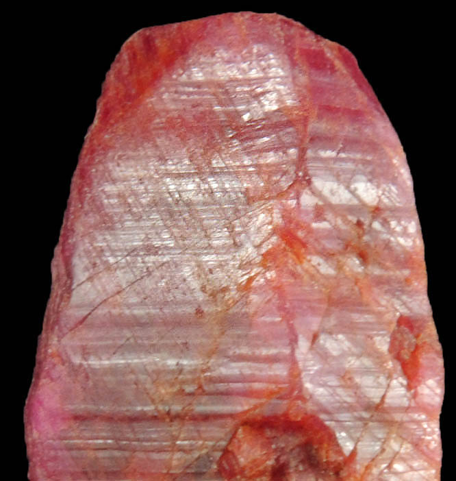 Corundum var. Ruby from Mogok District, 115 km NNE of Mandalay, Mandalay Division, Myanmar (Burma)