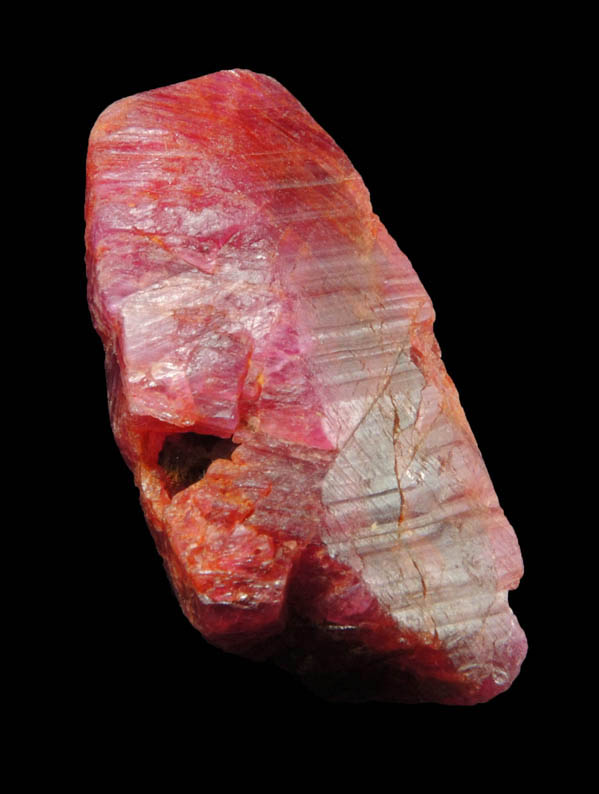 Corundum var. Ruby from Mogok District, 115 km NNE of Mandalay, Mandalay Division, Myanmar (Burma)