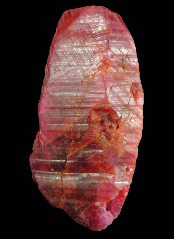 Corundum var. Ruby from Mogok District, 115 km NNE of Mandalay, Mandalay Division, Myanmar (Burma)