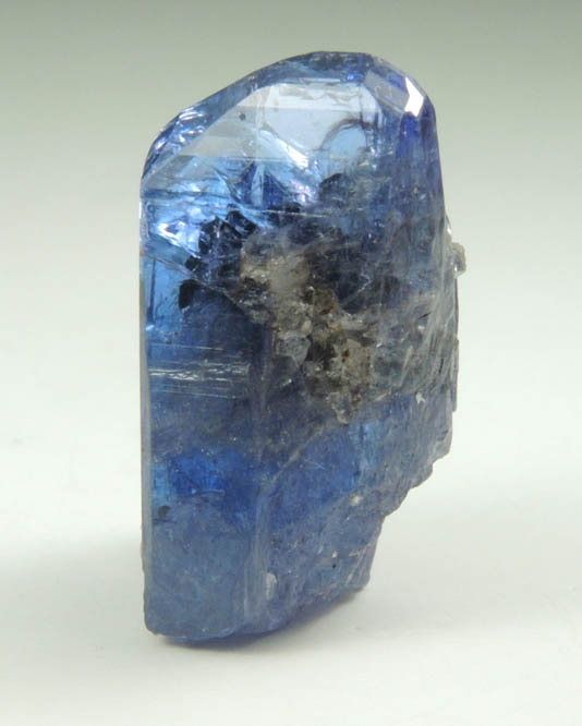 Tanzanite Crystal (blue gem variety of the mineral Zoisite) from Merelani Hills, western slope of Lelatama Mountains, Arusha Region, Tanzania (Type Locality for Tanzanite)