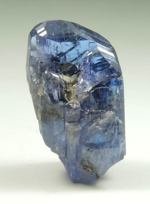 Tanzanite Crystal (blue gem variety of the mineral Zoisite) from Merelani Hills, western slope of Lelatama Mountains, Arusha Region, Tanzania (Type Locality for Tanzanite)