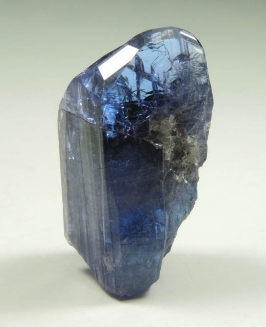 Tanzanite Crystal (blue gem variety of the mineral Zoisite) from Merelani Hills, western slope of Lelatama Mountains, Arusha Region, Tanzania (Type Locality for Tanzanite)