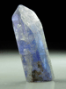 Tanzanite Crystal (blue gem variety of the mineral Zoisite) from Merelani Hills, western slope of Lelatama Mountains, Arusha Region, Tanzania (Type Locality for Tanzanite)