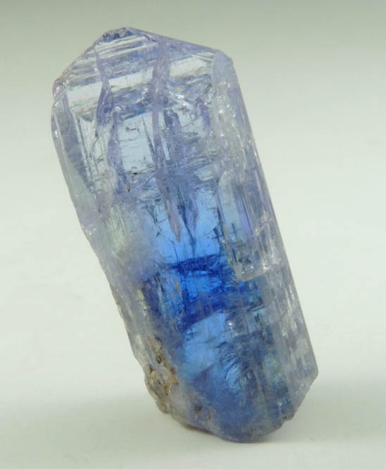 Tanzanite Crystal (blue gem variety of the mineral Zoisite) from Merelani Hills, western slope of Lelatama Mountains, Arusha Region, Tanzania (Type Locality for Tanzanite)