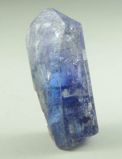 Tanzanite Crystal (blue gem variety of the mineral Zoisite) from Merelani Hills, western slope of Lelatama Mountains, Arusha Region, Tanzania (Type Locality for Tanzanite)