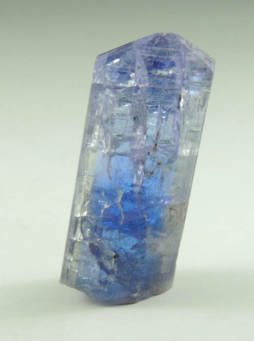 Tanzanite Crystal (blue gem variety of the mineral Zoisite) from Merelani Hills, western slope of Lelatama Mountains, Arusha Region, Tanzania (Type Locality for Tanzanite)