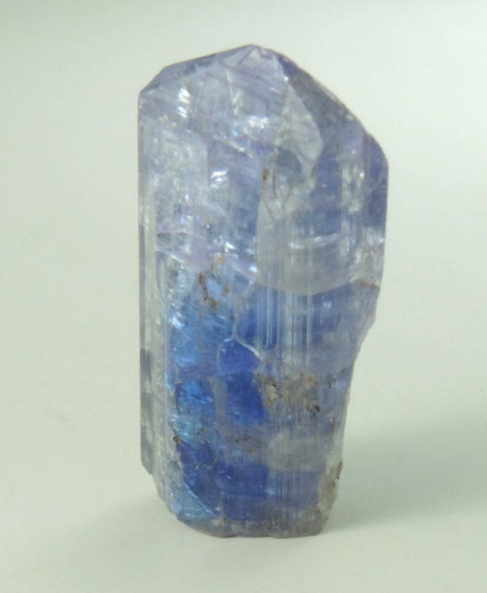 Tanzanite Crystal (blue gem variety of the mineral Zoisite) from Merelani Hills, western slope of Lelatama Mountains, Arusha Region, Tanzania (Type Locality for Tanzanite)