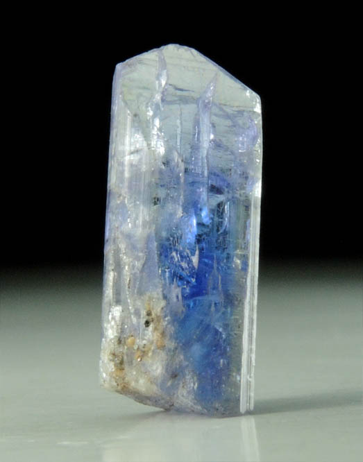 Tanzanite Crystal (blue gem variety of the mineral Zoisite) from Merelani Hills, western slope of Lelatama Mountains, Arusha Region, Tanzania (Type Locality for Tanzanite)