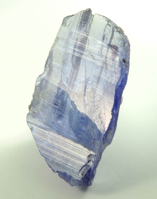 Tanzanite Crystal (blue gem variety of the mineral Zoisite) from Merelani Hills, western slope of Lelatama Mountains, Arusha Region, Tanzania (Type Locality for Tanzanite)