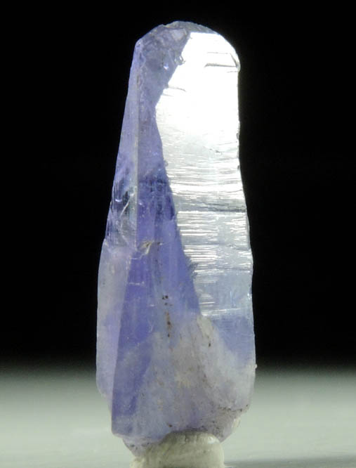 Tanzanite Crystal (blue gem variety of the mineral Zoisite) from Merelani Hills, western slope of Lelatama Mountains, Arusha Region, Tanzania (Type Locality for Tanzanite)