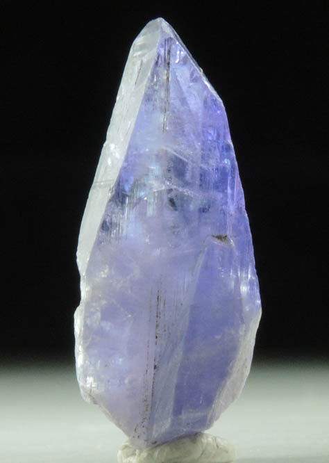 Tanzanite Crystal (blue gem variety of the mineral Zoisite) from Merelani Hills, western slope of Lelatama Mountains, Arusha Region, Tanzania (Type Locality for Tanzanite)