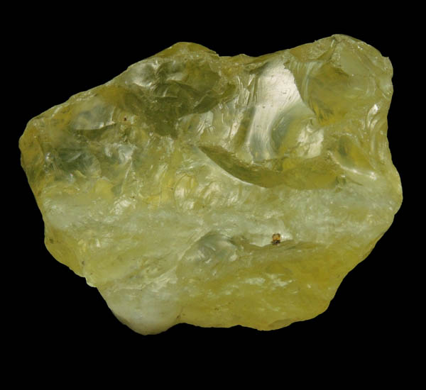 Beryl var. Heliodor (gem rough) from Minas Gerais, Brazil