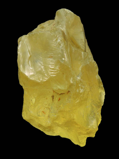 Beryl var. Heliodor (gem rough) from Minas Gerais, Brazil