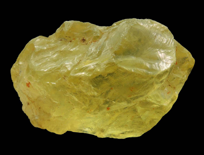 Beryl var. Heliodor (gem rough) from Minas Gerais, Brazil