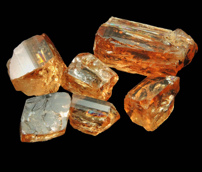 Topaz (gem-grade cutting rough) from Ghundao Hill, Katlang, Mardan District, Khyber Pakhtunkhwa, Pakistan