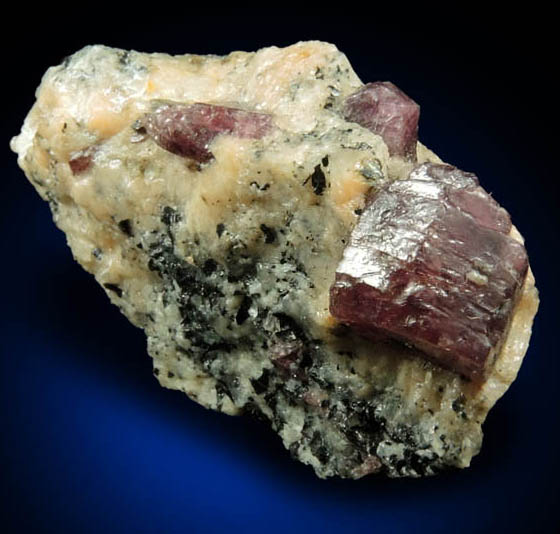 Corundum var. Sapphire from Mysuru (formerly Mysore), Karnataka, India