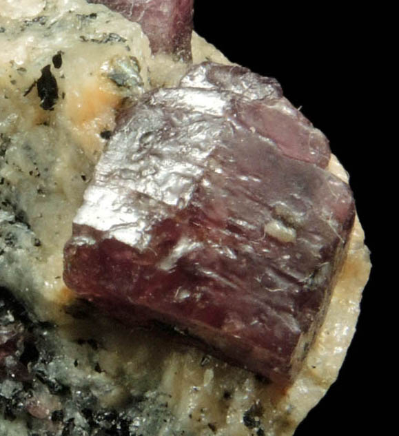 Corundum var. Sapphire from Mysuru (formerly Mysore), Karnataka, India