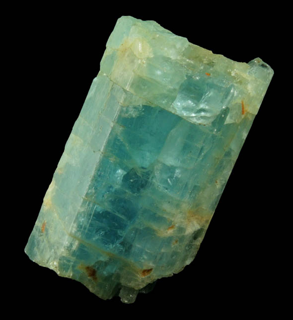 Beryl var. Aquamarine (with gemmy sections) from Minas Gerais, Brazil