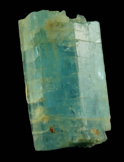 Beryl var. Aquamarine (with gemmy sections) from Minas Gerais, Brazil