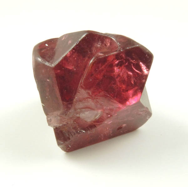 Spinel (twinned crystals) from Mogok District, 115 km NNE of Mandalay, Mandalay Division, Myanmar (Burma)