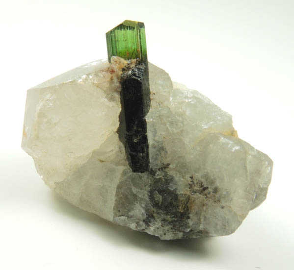 Elbaite Tourmaline in Quartz from Paprok, Kamdesh District, Nuristan Province, Afghanistan