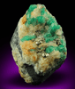 Beryl var. Emerald in Calcite with Pyrite from Vasquez-Yacopi Mining District, Boyacá Department, Colombia