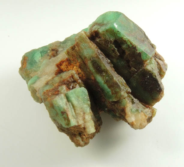 Beryl var. Emerald from Herat-Panjsher Fault, southeastern slope of the Panjshir River, Buzmal-Khenj area, Panjshir Province, Afghanistan