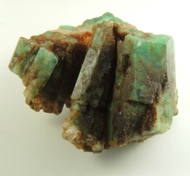 Beryl var. Emerald from Herat-Panjsher Fault, southeastern slope of the Panjshir River, Buzmal-Khenj area, Panjshir Province, Afghanistan