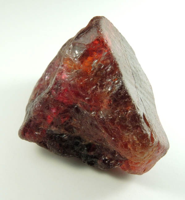 Elbaite var. Rubellite Tourmaline (facet rough) from Alto Ligonha District, Zambezia, Mozambique