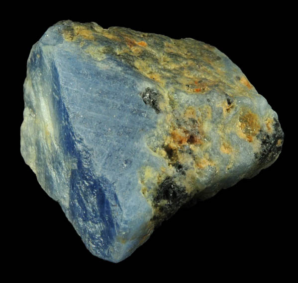 Corundum var. Blue Sapphire from Mogok District, 115 km NNE of Mandalay, Mandalay Division, Myanmar (Burma)
