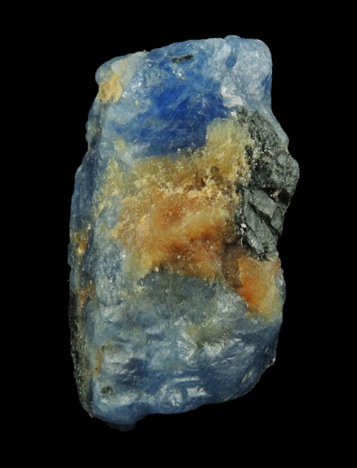 Corundum var. Blue Sapphire from Mogok District, 115 km NNE of Mandalay, Mandalay Division, Myanmar (Burma)