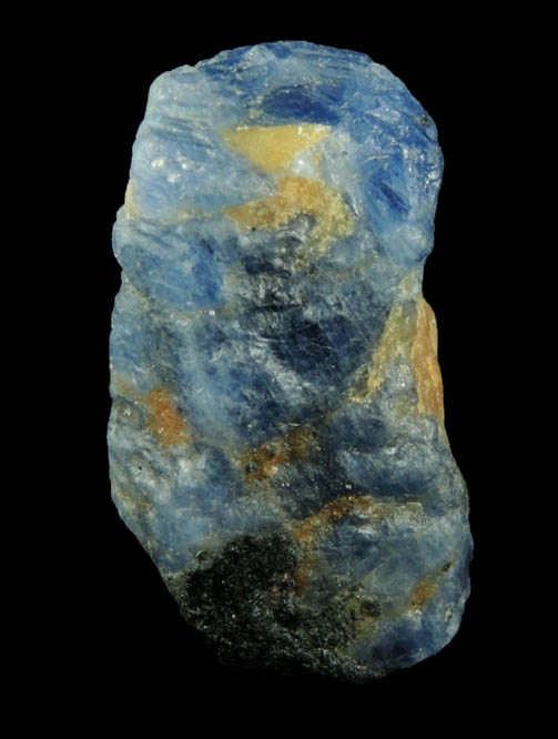 Corundum var. Blue Sapphire from Mogok District, 115 km NNE of Mandalay, Mandalay Division, Myanmar (Burma)