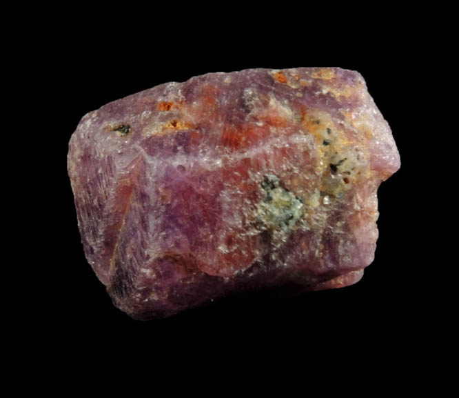 Corundum var. Purple Sapphire from Mogok District, 115 km NNE of Mandalay, Mandalay Division, Myanmar (Burma)