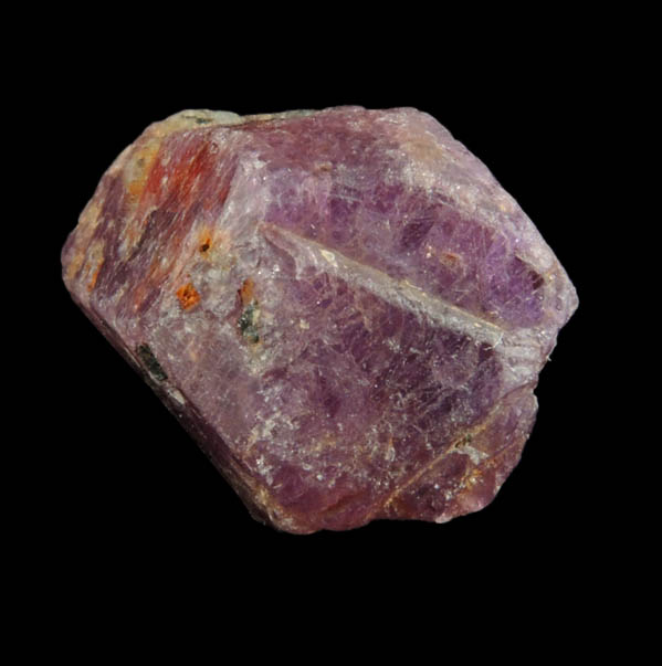 Corundum var. Purple Sapphire from Mogok District, 115 km NNE of Mandalay, Mandalay Division, Myanmar (Burma)