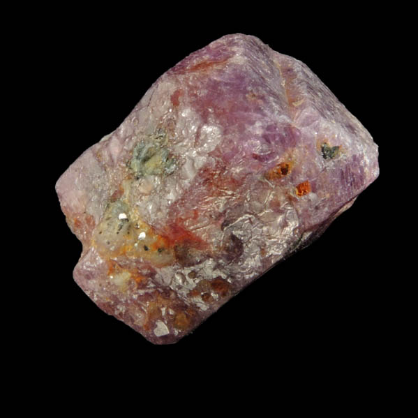 Corundum var. Purple Sapphire from Mogok District, 115 km NNE of Mandalay, Mandalay Division, Myanmar (Burma)