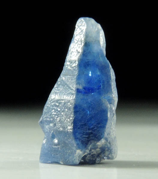 Corundum var. Blue Sapphire from Central Highland Belt, near Ratnapura, Sabaragamuwa Province, Sri Lanka