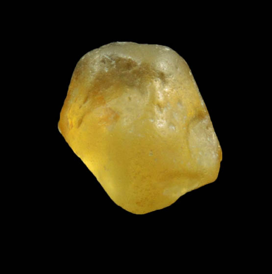 Corundum var. Yellow Sapphire from Umba Valley, Tanzania