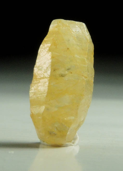 Corundum var. Yellow Sapphire from Central Highland Belt, near Ratnapura, Sabaragamuwa Province, Sri Lanka