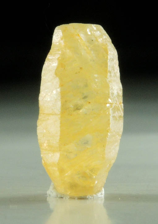 Corundum var. Yellow Sapphire from Central Highland Belt, near Ratnapura, Sabaragamuwa Province, Sri Lanka
