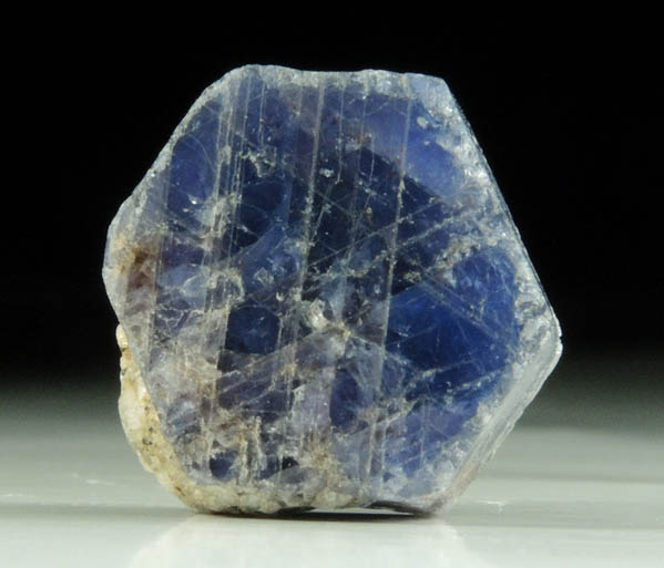 Corundum var. Blue Sapphire from Paraba do Norte, Brazil