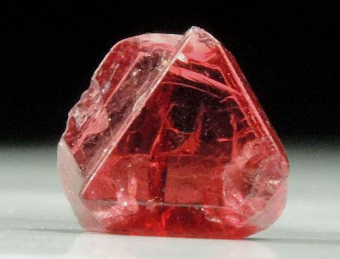 Spinel (twinned crystals) from Mogok District, 115 km NNE of Mandalay, Mandalay Division, Myanmar (Burma)