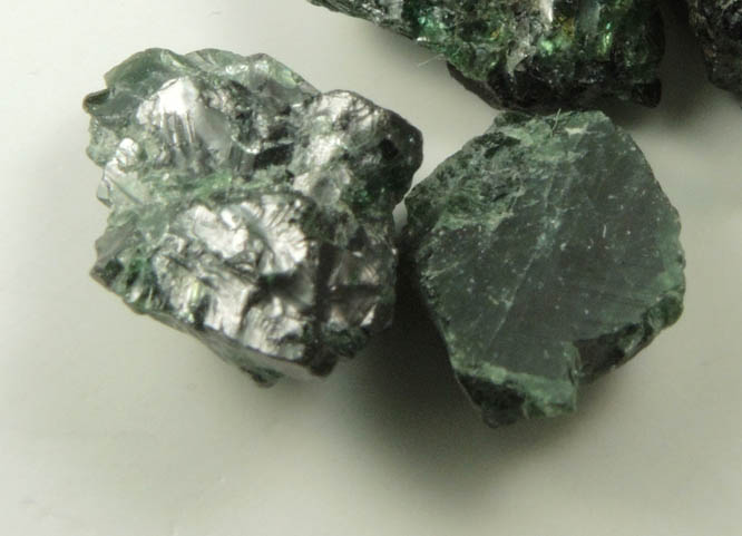 Gahnite (four pcs.) from Sabinpolis, Minas Gerais, Brazil