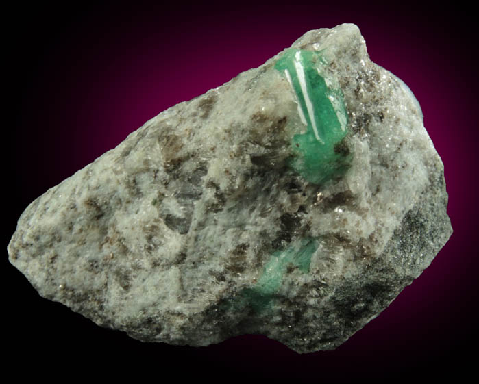 Beryl var. Emerald from Dayakou, Wenshan, Yunnan, China