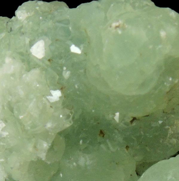 Prehnite with minor Apophyllite from Millington Quarry, Bernards Township, Somerset County, New Jersey