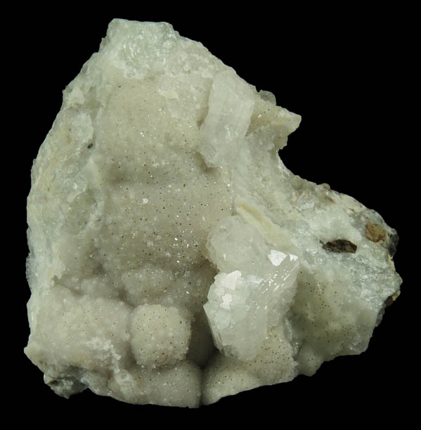 Datolite with Pyrite and Apophyllite from Millington Quarry, Bernards Township, Somerset County, New Jersey